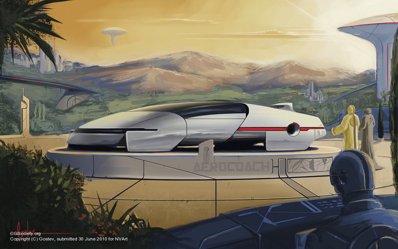 Illustration for article titled Futuristic cars inspired by Syd Mead's Blade Runner designs